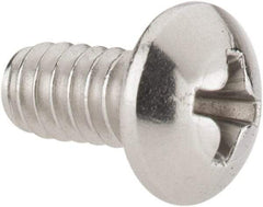 Value Collection - #10-24 UNC, 3/8" Length Under Head Phillips Drive Machine Screw - Pan Head, Grade 18-8 Stainless Steel, Uncoated, Without Washer - Exact Industrial Supply