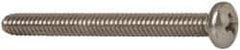 Value Collection - #10-24 UNC, 2" Length Under Head Phillips Drive Machine Screw - Pan Head, Grade 18-8 Stainless Steel, Uncoated, Without Washer - Exact Industrial Supply