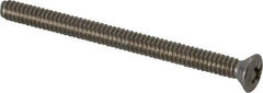 Value Collection - #10-24 UNC, 2-1/2" OAL Phillips Drive Machine Screw - Oval Head, Grade 18-8 Stainless Steel, Uncoated, Without Washer - Exact Industrial Supply