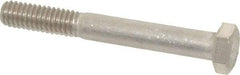 Value Collection - 5/16-18 UNC, 2-1/2" Length Under Head Hex Head Cap Screw - Grade 316 Stainless Steel, 1/2" Hex - Exact Industrial Supply