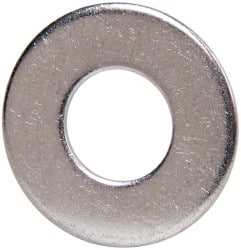 Value Collection - 1/2" Screw, 316 Stainless Steel Standard Flat Washer - Exact Industrial Supply
