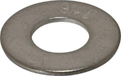 Value Collection - 3/4" Screw, Grade 316 Stainless Steel Standard Flat Washer - 13/16" ID x 2" OD, 0.148" Thick - Exact Industrial Supply