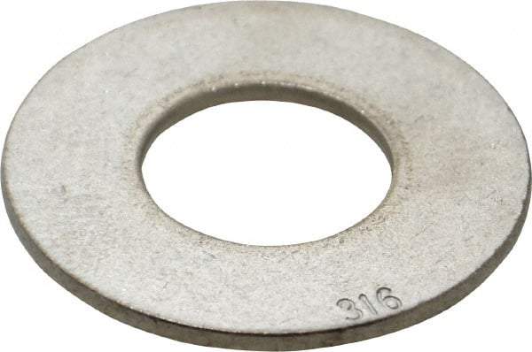 Value Collection - 7/8" Screw, Grade 316 Stainless Steel Standard Flat Washer - 15/16" ID x 2-1/4" OD, 0.165" Thick - Exact Industrial Supply