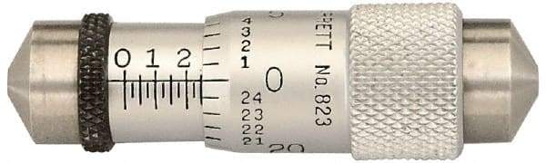 Starrett - 1-1/2 to 2 Inch Range, Mechanical Inside Caliper Micrometer - 0.001 Inch Graduation - Exact Industrial Supply