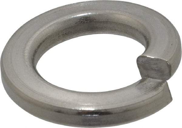 Value Collection - 5/8", 0.156" Thick Split Lock Washer - 316 Stainless Steel, 0.635" Min ID, 0.65" Max ID, 1.079" Min OD, 1.093" Max OD - Exact Industrial Supply