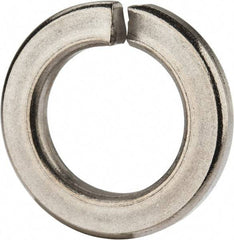 Value Collection - 1", 1/4" Thick Split Lock Washer - 316 Stainless Steel, 1.003" Min ID, 1.024" Max ID, 0.109" Min OD, 1.656" Max OD - Exact Industrial Supply