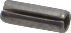 Value Collection - 1/16" Diam x 3/16" Long Slotted Spring Pin - Grade 420 Stainless Steel, Bright Finish - Exact Industrial Supply
