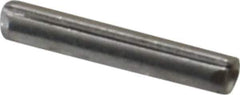 Made in USA - 1/16" Diam x 3/8" Long Slotted Spring Pin - Grade 420 Stainless Steel, Bright Finish - Exact Industrial Supply