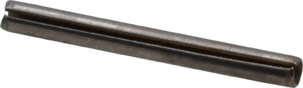 Made in USA - 1/16" Diam x 5/8" Long Slotted Spring Pin - Grade 420 Stainless Steel, Bright Finish - Exact Industrial Supply