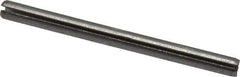 Value Collection - 1/16" Diam x 7/8" Long Slotted Spring Pin - Grade 420 Stainless Steel, Bright Finish - Exact Industrial Supply