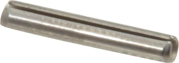 Value Collection - 5/64" Diam x 1/2" Long Slotted Spring Pin - Grade 420 Stainless Steel, Bright Finish - Exact Industrial Supply