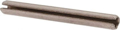 Made in USA - 5/64" Diam x 3/4" Long Slotted Spring Pin - Grade 420 Stainless Steel, Bright Finish - Exact Industrial Supply