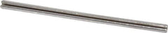 Value Collection - 5/64" Diam x 1-1/2" Long Slotted Spring Pin - Grade 420 Stainless Steel, Bright Finish - Exact Industrial Supply