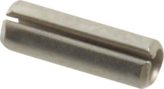 Value Collection - 3/32" Diam x 5/16" Long Slotted Spring Pin - Grade 420 Stainless Steel, Bright Finish - Exact Industrial Supply