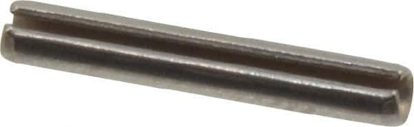 Value Collection - 3/32" Diam x 5/8" Long Slotted Spring Pin - Grade 420 Stainless Steel, Bright Finish - Exact Industrial Supply
