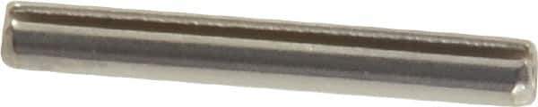 Made in USA - 3/32" Diam x 3/4" Long Slotted Spring Pin - Grade 420 Stainless Steel, Bright Finish - Exact Industrial Supply