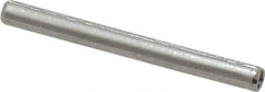Made in USA - 3/32" Diam x 1" Long Slotted Spring Pin - Grade 420 Stainless Steel, Bright Finish - Exact Industrial Supply