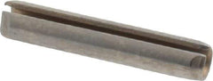 Made in USA - 1/8" Diam x 11/16" Long Slotted Spring Pin - Grade 420 Stainless Steel, Bright Finish - Exact Industrial Supply