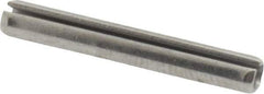 Made in USA - 1/8" Diam x 7/8" Long Slotted Spring Pin - Grade 420 Stainless Steel, Bright Finish - Exact Industrial Supply