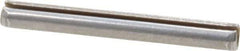 Made in USA - 1/8" Diam x 1-1/8" Long Slotted Spring Pin - Grade 420 Stainless Steel, Bright Finish - Exact Industrial Supply