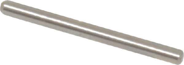 Value Collection - 1/16" Diam x 3/4" Pin Length 18-8 Stainless Steel Standard Dowel Pin - Bright Finish - Exact Industrial Supply