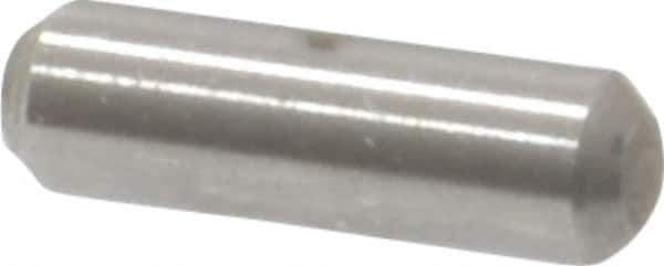 Value Collection - 3/32" Diam x 5/16" Pin Length 18-8 Stainless Steel Standard Dowel Pin - Bright Finish - Exact Industrial Supply