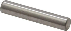 Value Collection - 3/32" Diam x 1/2" Pin Length 18-8 Stainless Steel Standard Dowel Pin - Bright Finish - Exact Industrial Supply