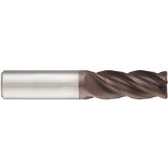 3/4x3/4x1-1/2x4 4Fl Carbide RF100 Diver End Mill-.190 Rad-Weldon Shank-nano-Si - Exact Industrial Supply