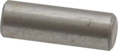 Value Collection - 1/8" Diam x 3/8" Pin Length 18-8 Stainless Steel Standard Dowel Pin - Bright Finish - Exact Industrial Supply