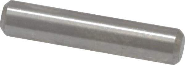 Value Collection - 1/8" Diam x 5/8" Pin Length 18-8 Stainless Steel Standard Dowel Pin - Bright Finish - Exact Industrial Supply