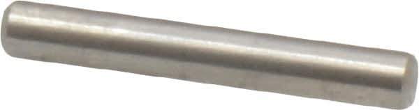 Value Collection - 1/8" Diam x 7/8" Pin Length 18-8 Stainless Steel Standard Dowel Pin - Bright Finish - Exact Industrial Supply