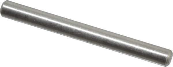 Value Collection - 1/8" Diam x 1-1/4" Pin Length 18-8 Stainless Steel Standard Dowel Pin - Bright Finish - Exact Industrial Supply