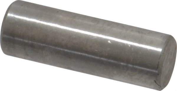 Value Collection - 1/4" Diam x 3/4" Pin Length 18-8 Stainless Steel Standard Dowel Pin - Bright Finish - Exact Industrial Supply