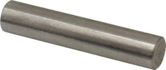 Value Collection - 1/2" Diam x 2-1/2" Pin Length 18-8 Stainless Steel Standard Dowel Pin - Bright Finish - Exact Industrial Supply