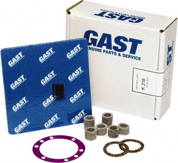 Gast - 13 Piece Air Compressor Repair Kit - For Use with Gast Model #0211-103A-G8CX and #0211-103A-G230CX - Exact Industrial Supply