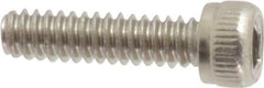 Value Collection - #4-40 UNC Hex Socket Drive, Socket Cap Screw - Grade 18-8 Stainless Steel, Uncoated, Fully Threaded, 7/16" Length Under Head - Exact Industrial Supply