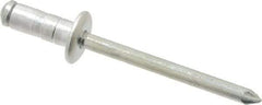 RivetKing - Size 62-64 Dome Head Aluminum Multi Grip Blind Rivet - Steel Mandrel, 0.062" to 1/4" Grip, 3/8" Head Diam, 0.192" to 0.196" Hole Diam, 0.519" Length Under Head, 3/16" Body Diam - Exact Industrial Supply