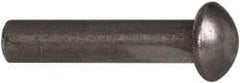 RivetKing - 3/16" Body Diam, Countersunk Uncoated Steel Solid Rivet - 7/8" Length Under Head, 90° Countersunk Head Angle - Exact Industrial Supply