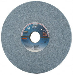 Norton - 8" Diam x 1-1/4" Hole x 1" Thick, J Hardness, 46 Grit Surface Grinding Wheel - Ceramic, Type 5, Coarse Grade, 3,600 Max RPM, Vitrified Bond, One-Side Recess - Exact Industrial Supply