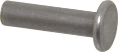 RivetKing - 3/16" Body Diam, Countersunk Uncoated Steel Solid Rivet - 3/4" Length Under Head, 90° Countersunk Head Angle - Exact Industrial Supply