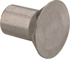 RivetKing - 3/16" Body Diam, Countersunk Aluminum Solid Rivet - 5/16" Length Under Head, Grade 1100F, 78° Countersunk Head Angle - Exact Industrial Supply