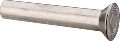 RivetKing - 1/4" Body Diam, Countersunk Uncoated Aluminum Solid Rivet - 1-1/2" Length Under Head, Grade 1100F, 78° Countersunk Head Angle - Exact Industrial Supply