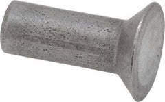 RivetKing - 3/16" Body Diam, Countersunk Uncoated Steel Solid Rivet - 1/2" Length Under Head, 90° Countersunk Head Angle - Exact Industrial Supply