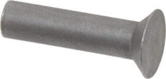 RivetKing - 1/4" Body Diam, Countersunk Uncoated Steel Solid Rivet - 1" Length Under Head, 90° Countersunk Head Angle - Exact Industrial Supply