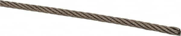 Value Collection - 1/16 Inch Diameter Stainless Steel Wire Rope - Exact Industrial Supply