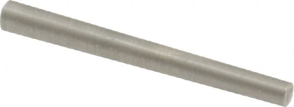 Value Collection - Size 6/0, 0.0624" Small End Diam, 0.078" Large End Diam, Passivated Stainless Steel Taper Pin - Exact Industrial Supply