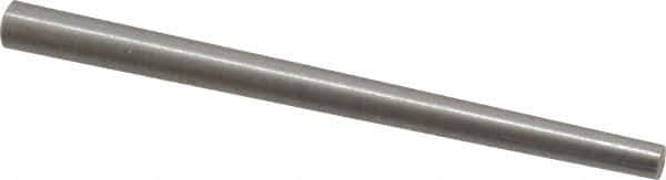 Value Collection - Size 3, 0.1566" Small End Diam, 0.219" Large End Diam, Passivated Stainless Steel Taper Pin - Grade 303, 18-8, 3" OAL, 3 Pin Length - Exact Industrial Supply