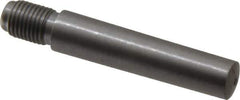 Value Collection - Size 7, 0.407" Large End Diam, Uncoated Steel 3/8-24 Threaded Taper Pin - Grade C-12L14, 1-3/4 Pin Length - Exact Industrial Supply
