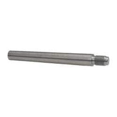 Value Collection - Size 9, 0.589" Large End Diam, Uncoated Steel 1/2-20 Threaded Taper Pin - Grade C-12L14, 4-1/2 Pin Length - Exact Industrial Supply
