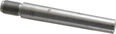 Value Collection - Size 10, 0.704" Large End Diam, Uncoated Steel 5/8-18 Threaded Taper Pin - Grade C-12L14, 4 Pin Length - Exact Industrial Supply